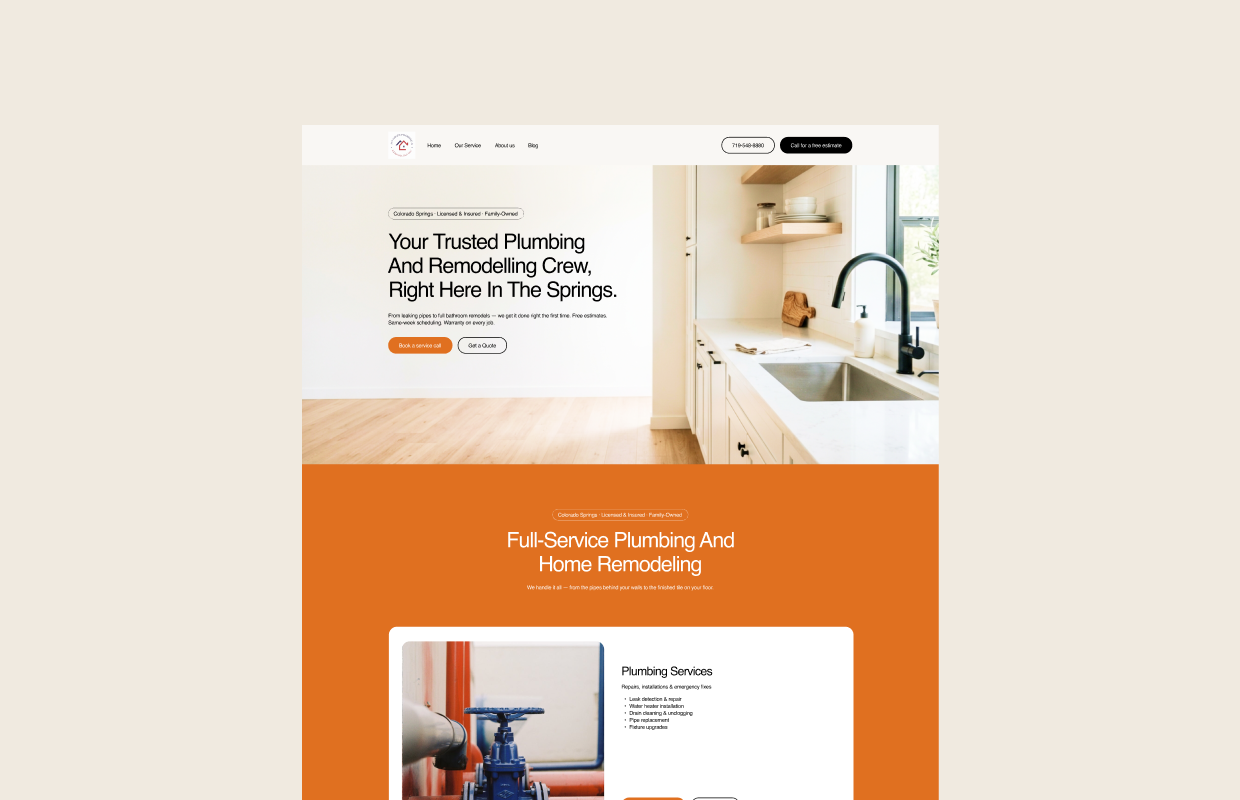 Springs Plumbing & Remodeling